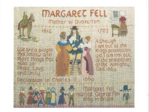 Margaret Fell from the Quaker Tapestry