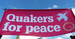 Quakers for peace banner